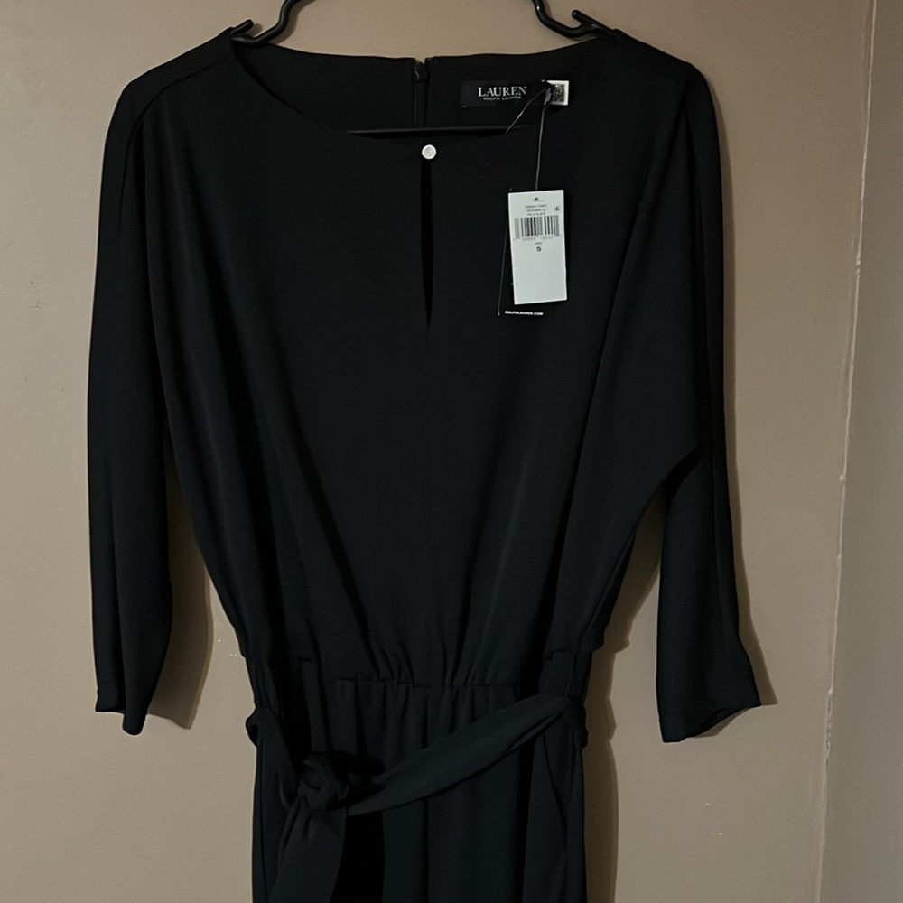 Ralph Lauren Black Label - Keyhole Belted Jumpsuit - Size SP - Picture 3 of 4